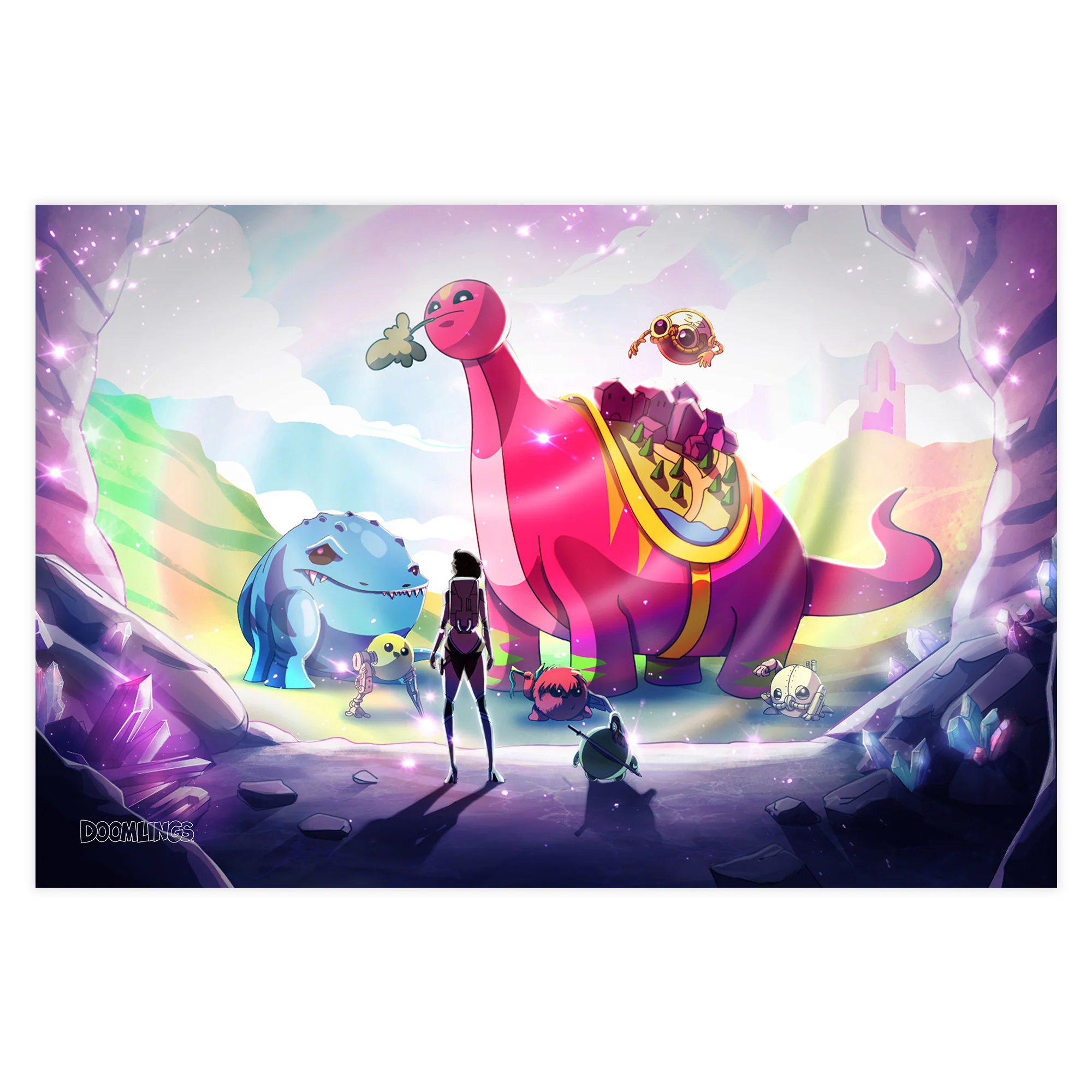Captain Marin's Journey: The Reflecting Glass Poster