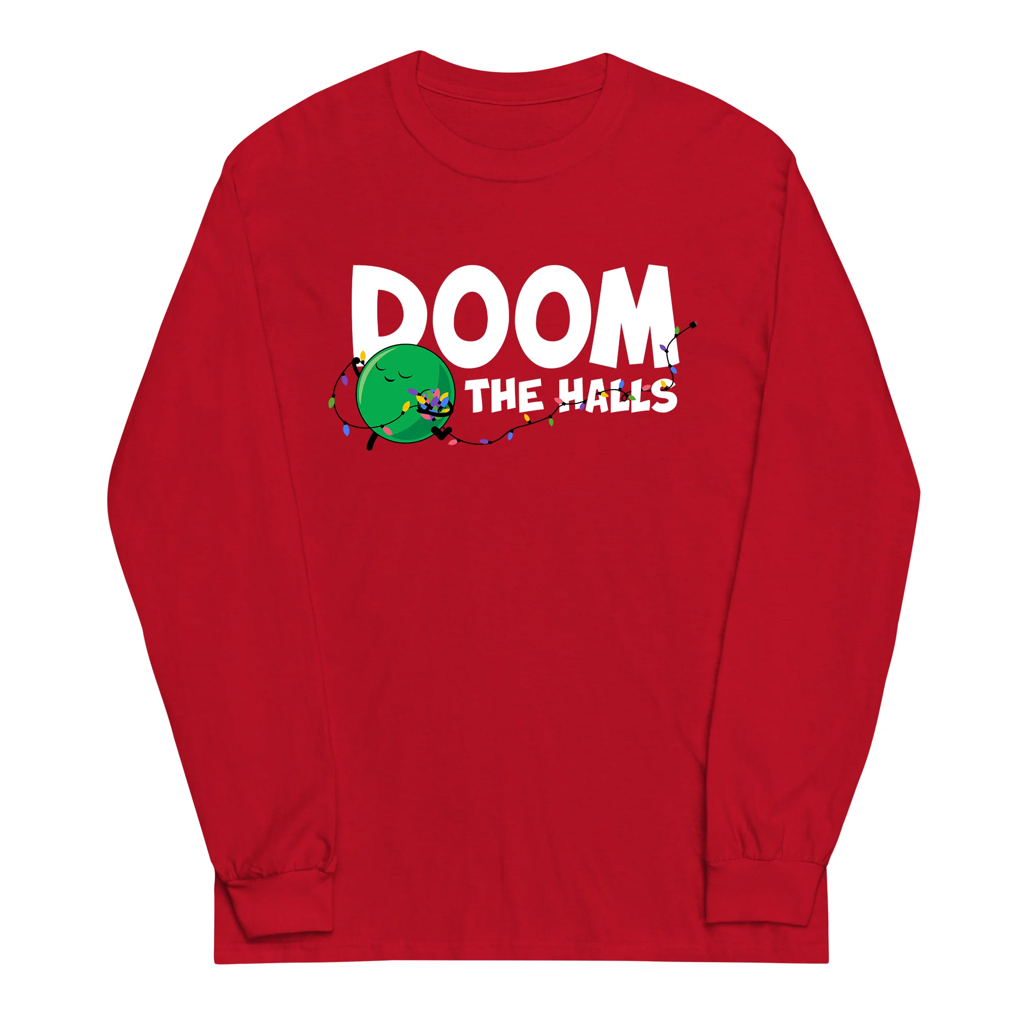 Doom The Halls Adult Unisex Long Sleeve Tee