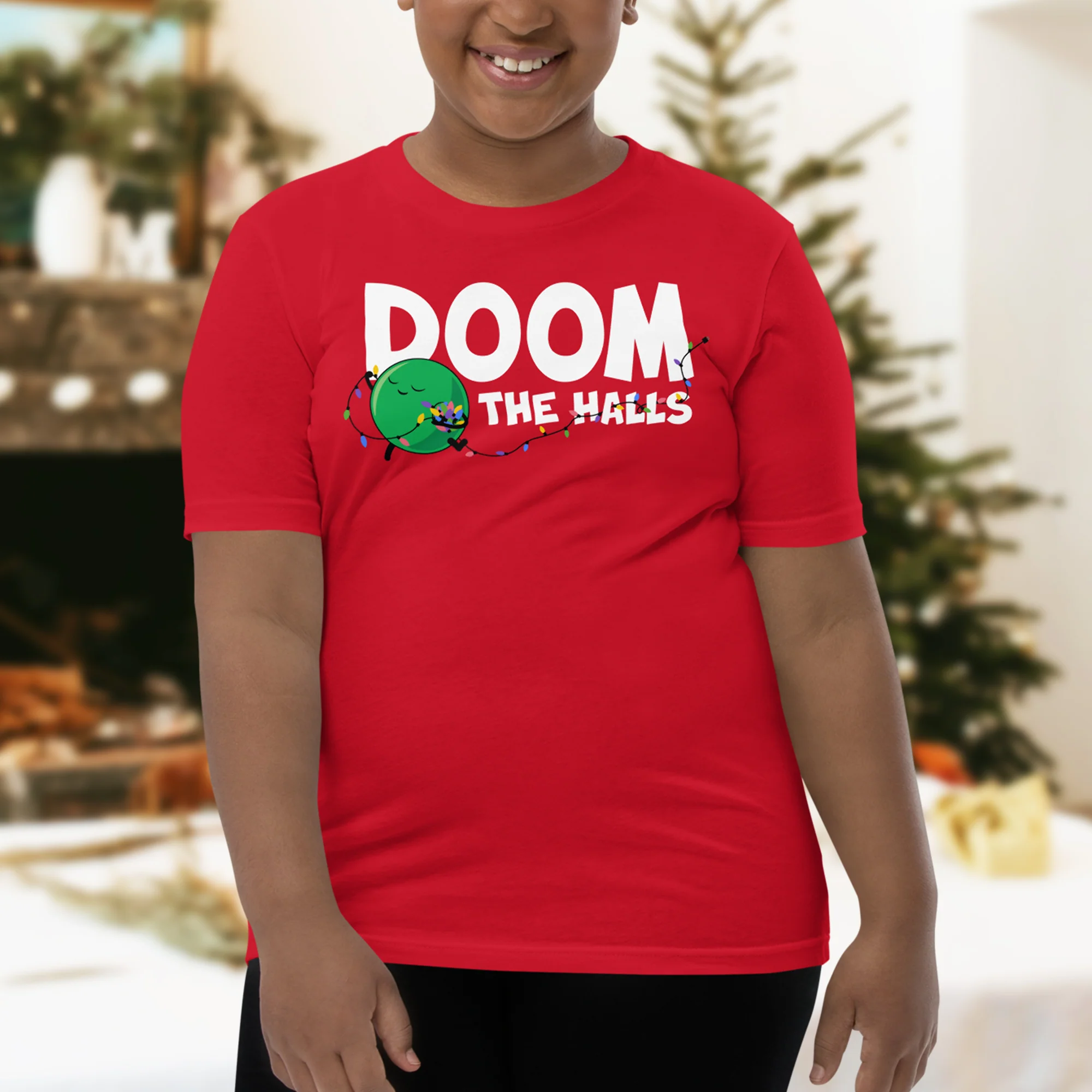 Doom The Halls Kids Tee - Image 2