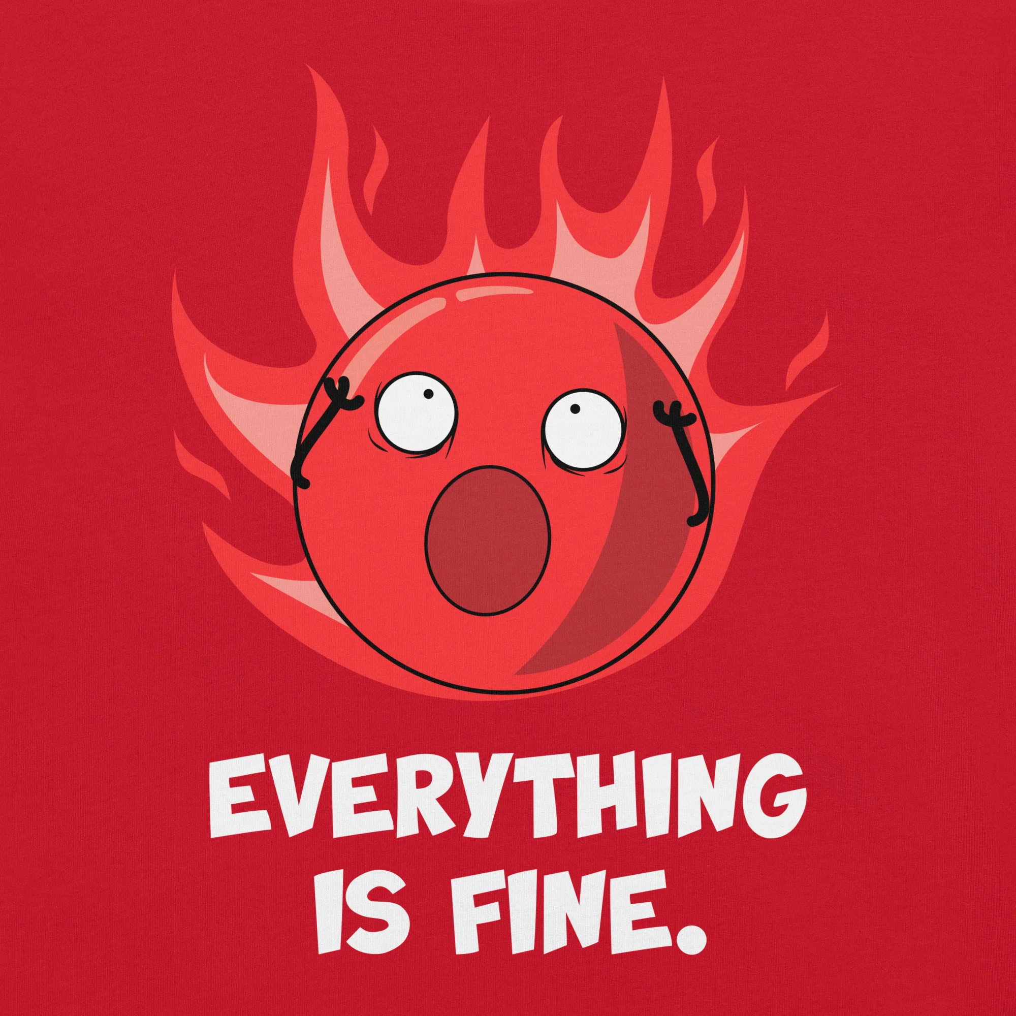 Everything Is Fine Kids Tee - Image 3