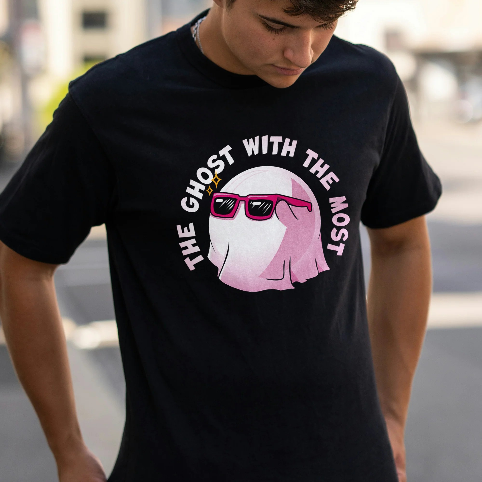 Ghostly Adult Unisex Tee - Image 2