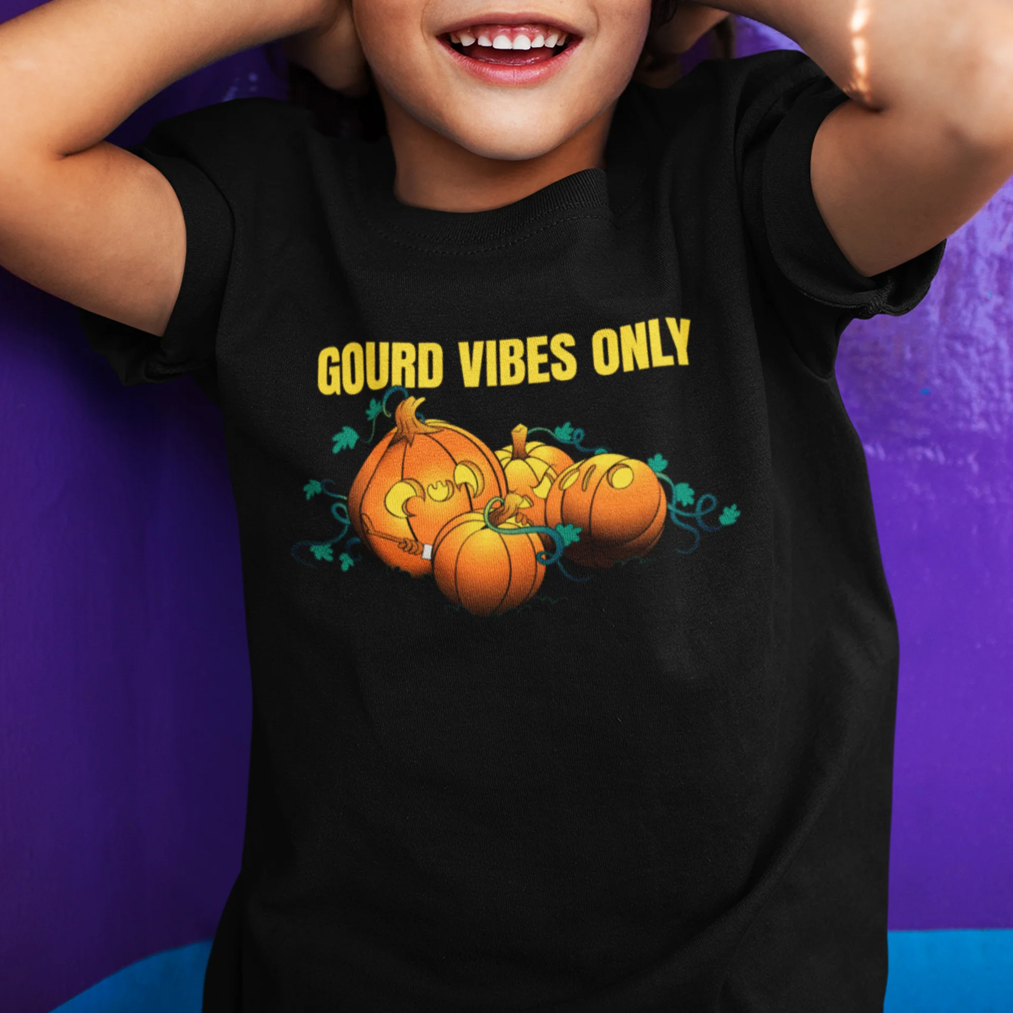 Gourd Vibes Only Kids Tee - Image 2