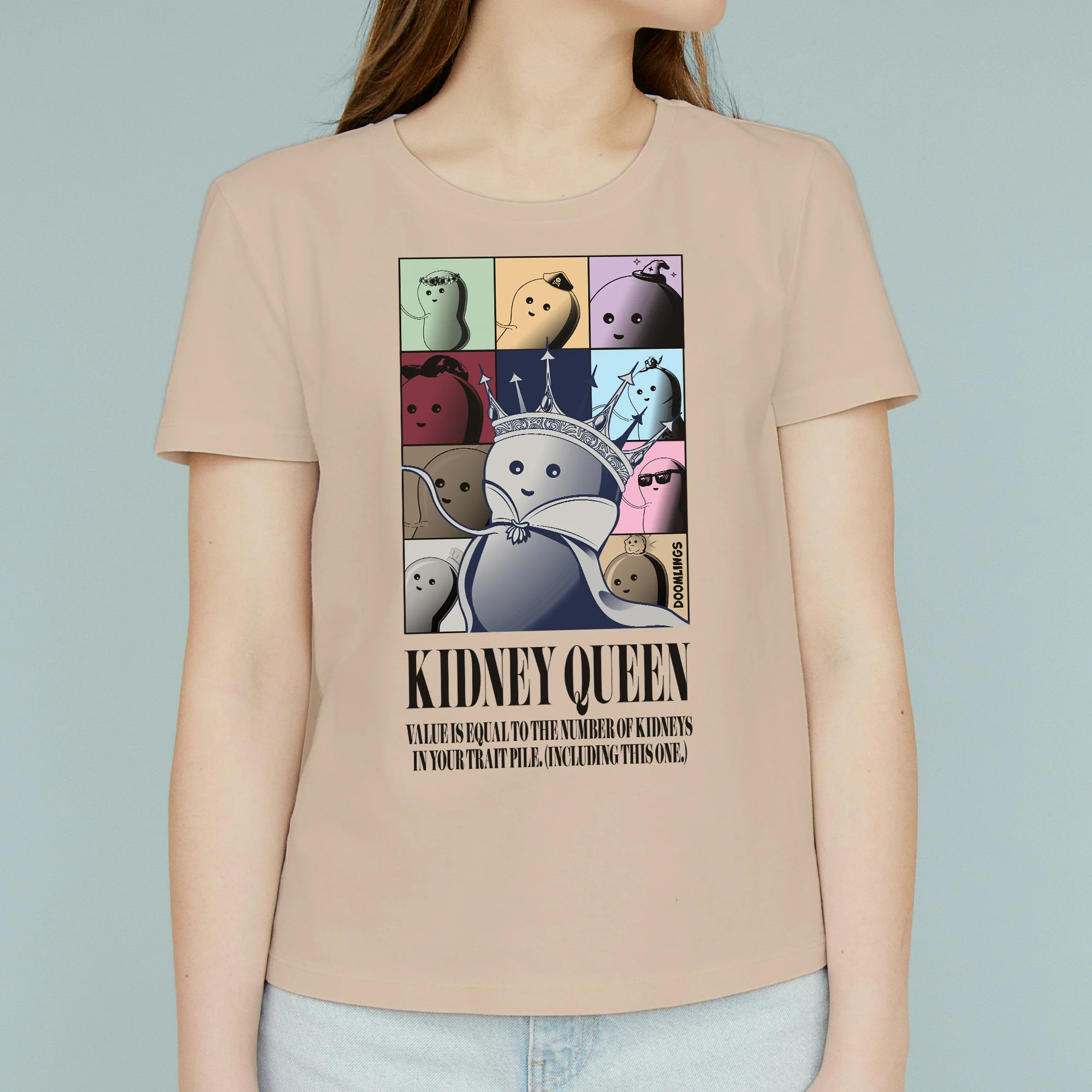 Kidney Queen Adult Unisex Tee - Image 2