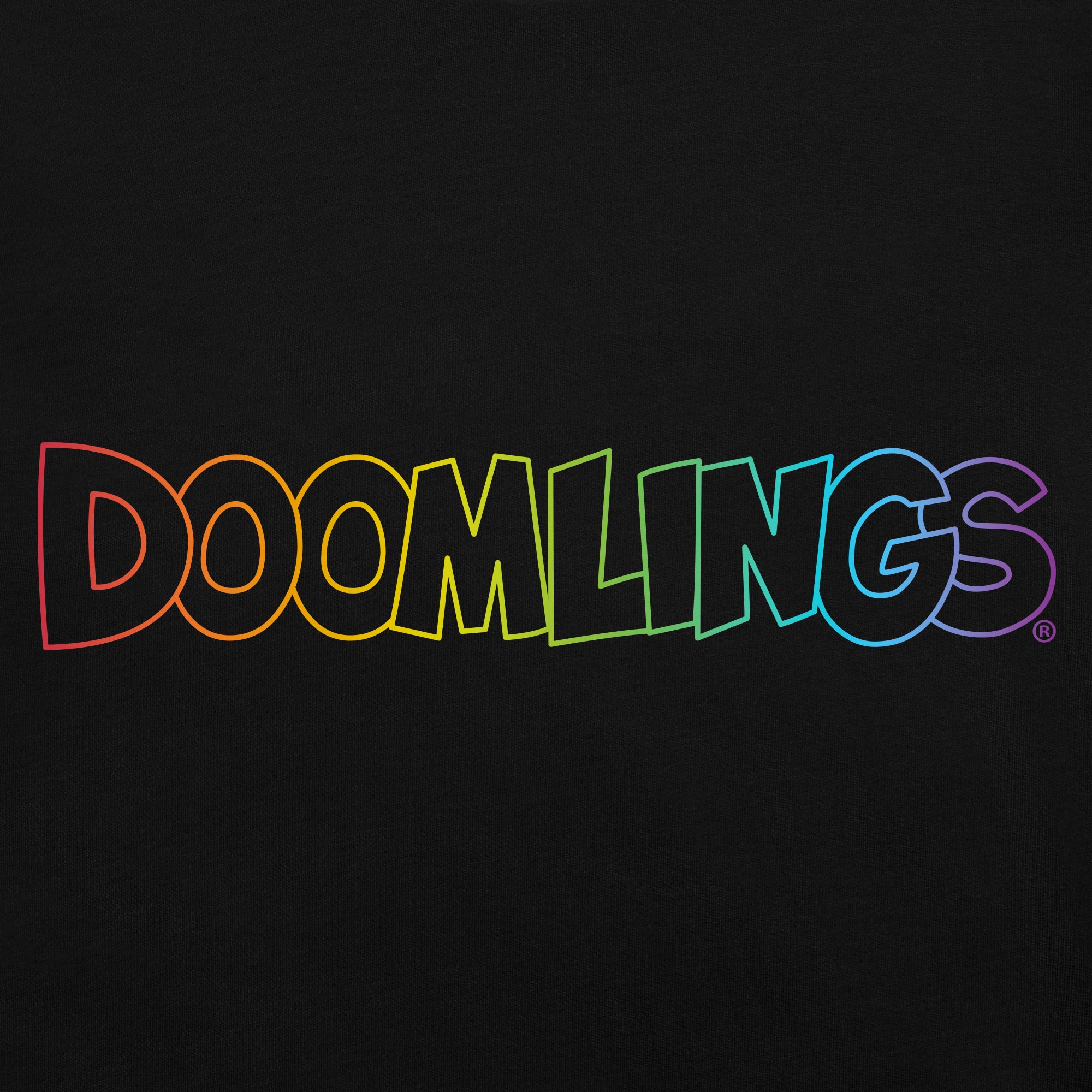Rainbow Logo Adult Unisex Hoodie - Image 3