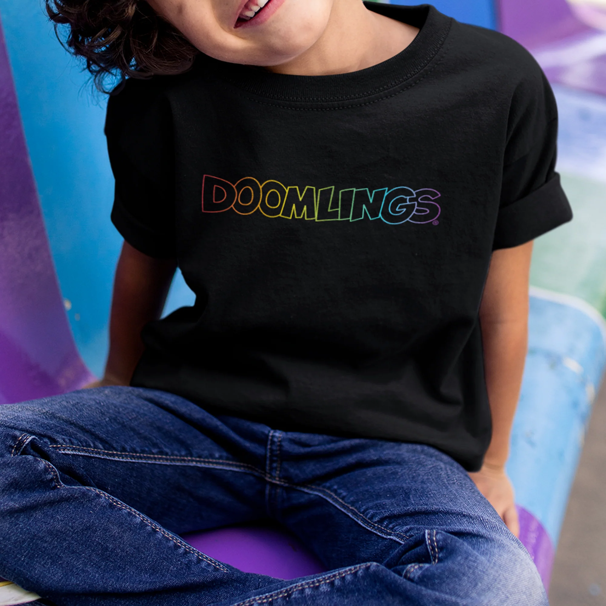 Rainbow Logo Kids Tee - Image 2
