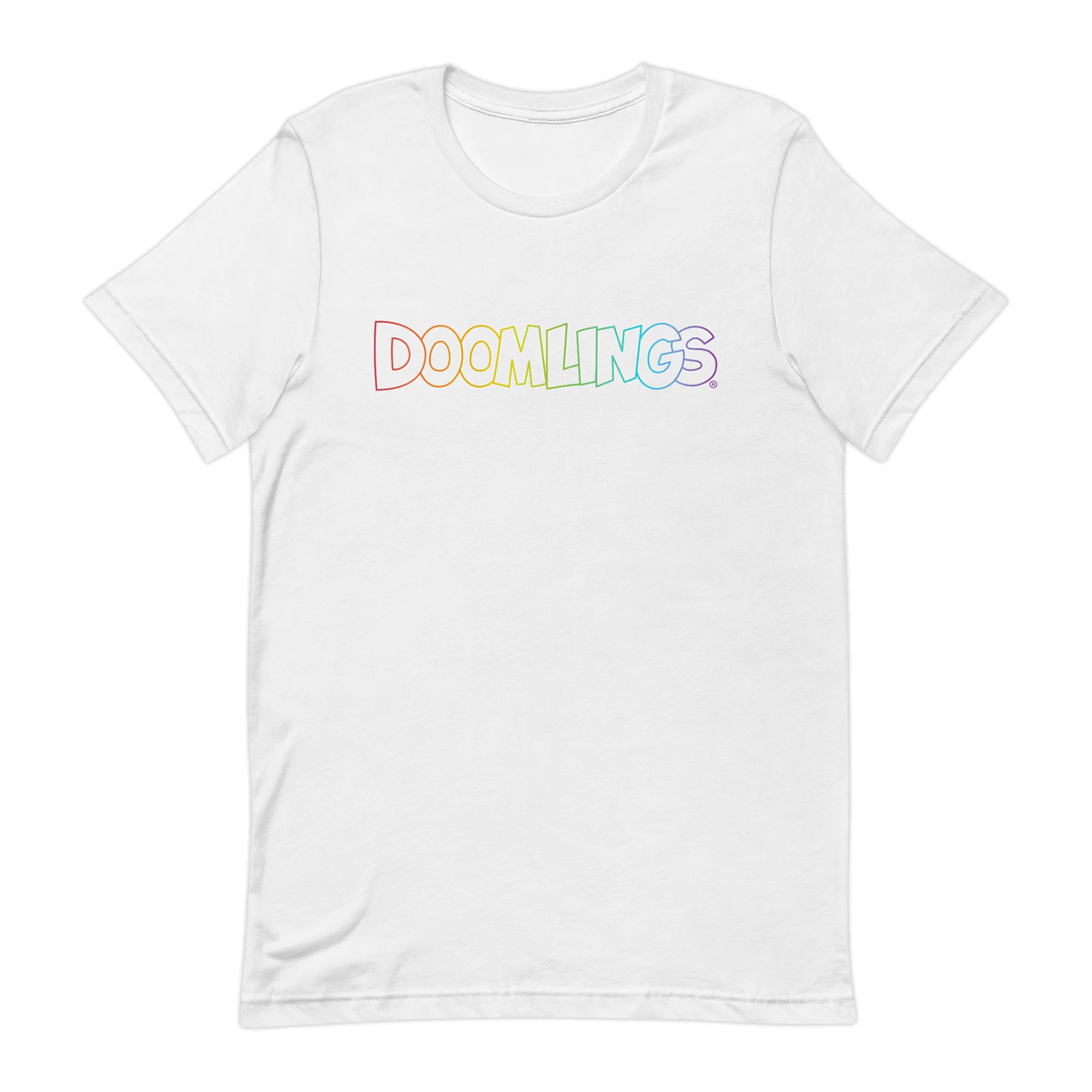 Rainbow Logo Adult Unisex Tee - Image 4