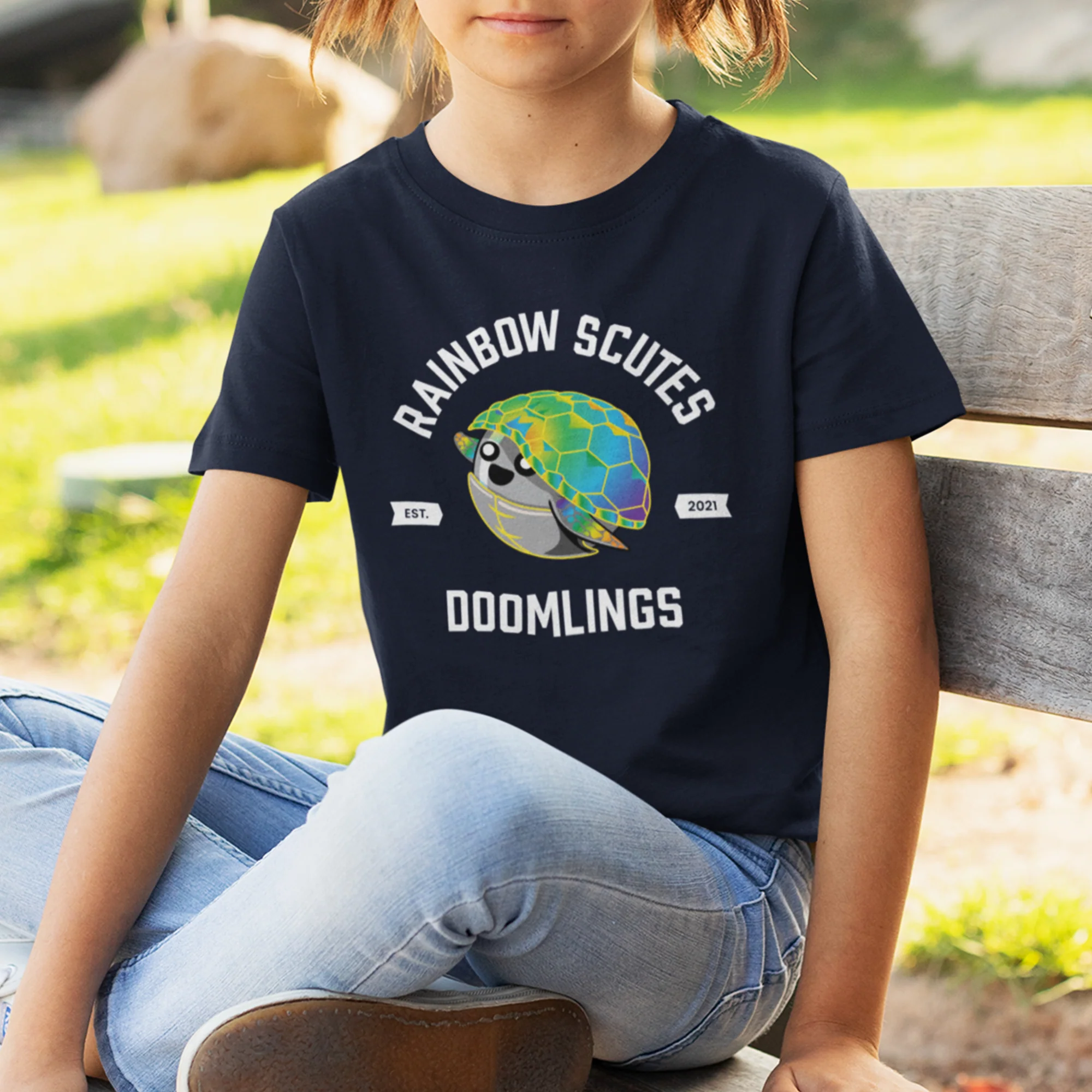 Rainbow Scutes Kids Tee - Image 2