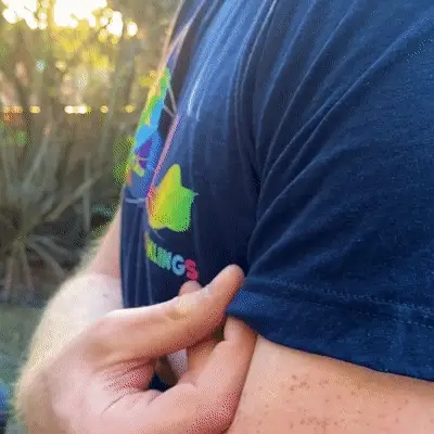 Rainbow Scutes Flying Tee - Image 4