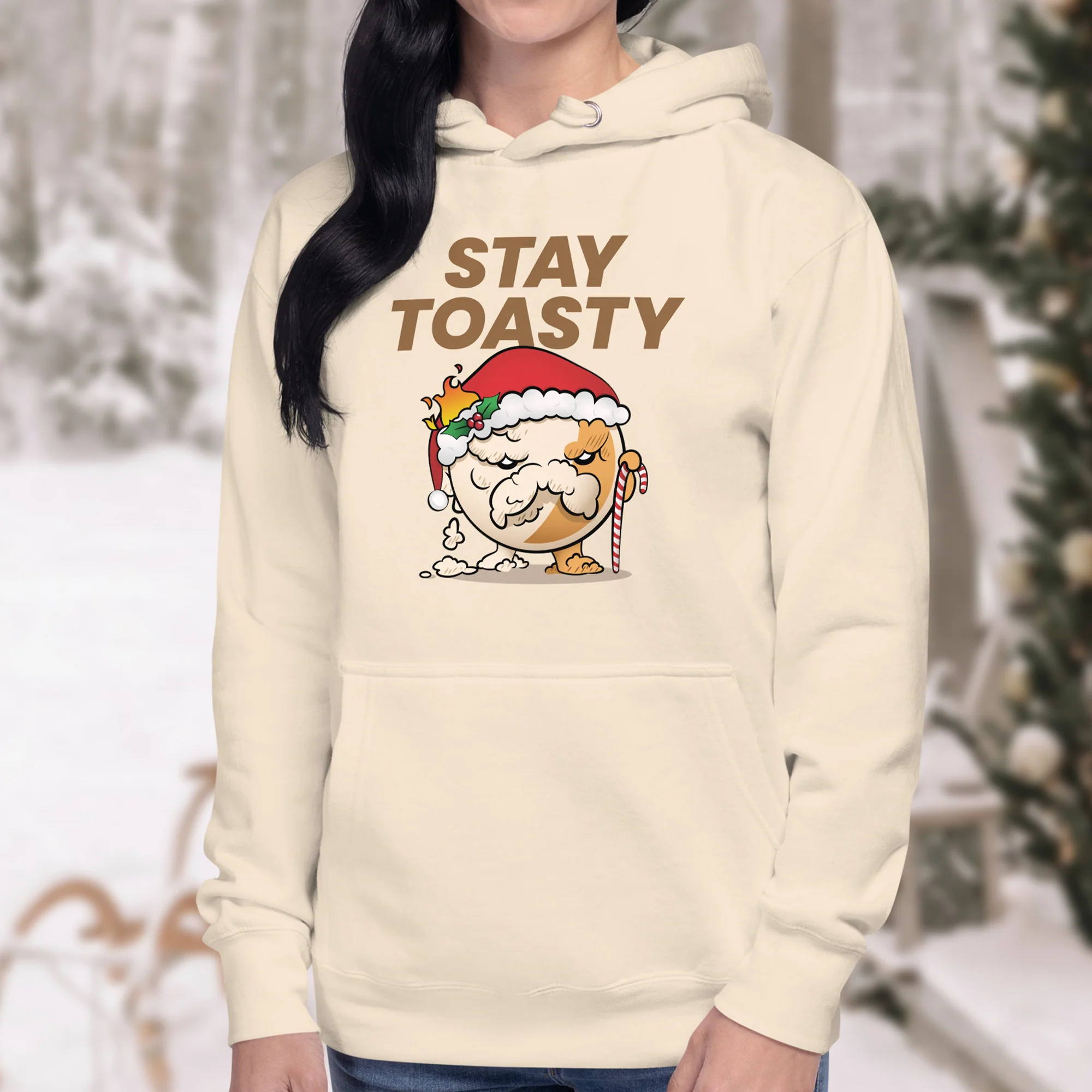 Stay Toasty Adult Unisex Hoodie - Image 2
