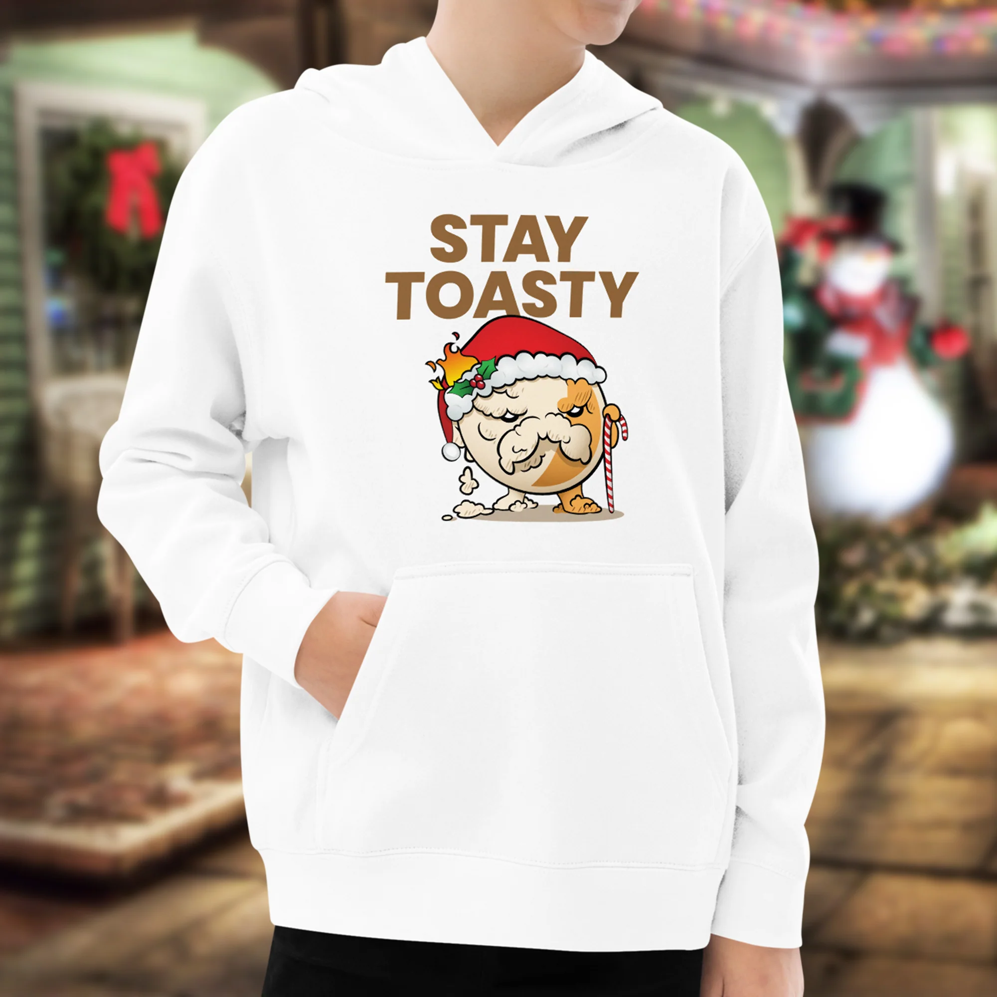 Stay Toasty Kids Hoodie - Image 2