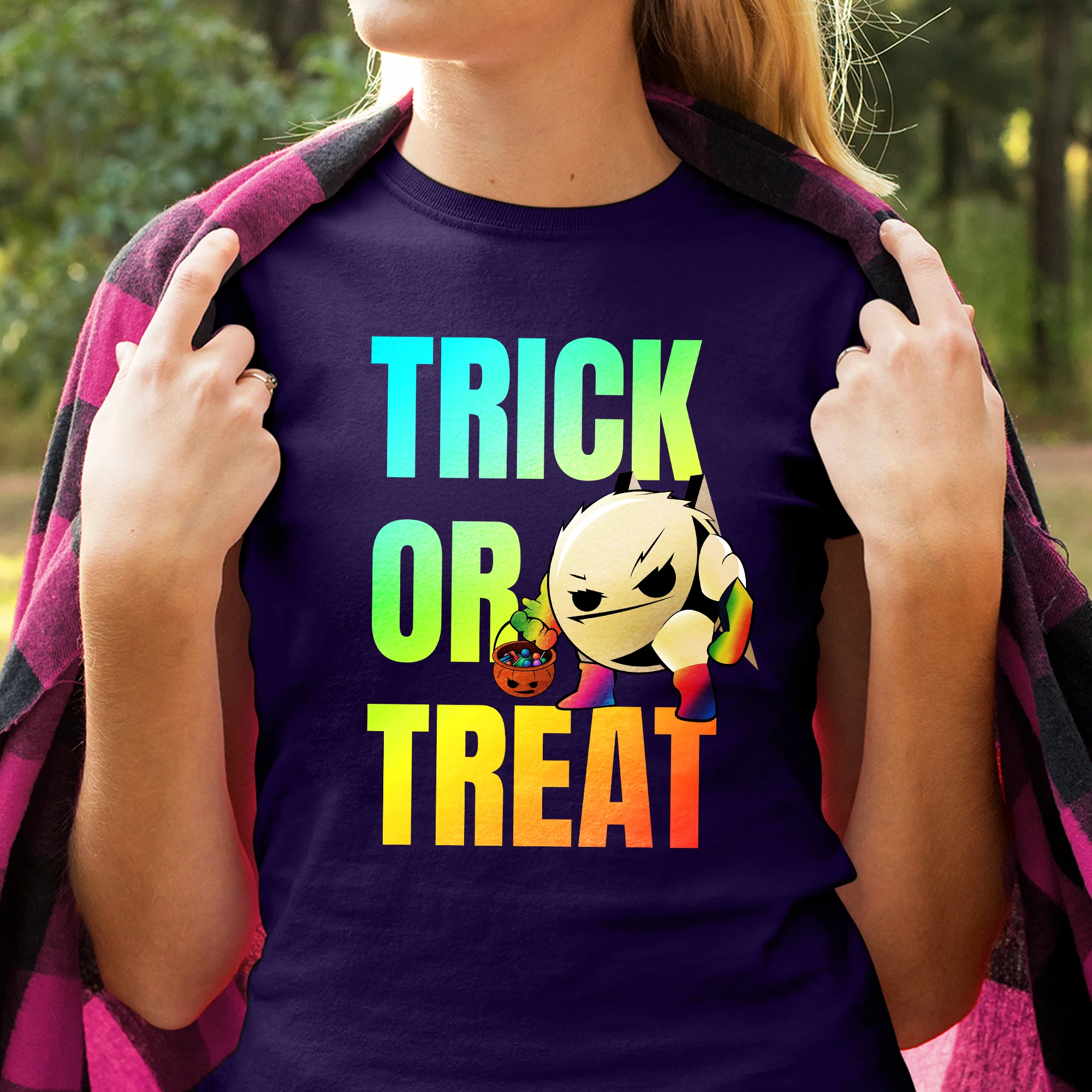 Trick or Treat Unisex Adult Tee - Image 2